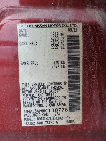 Photo 11 VIN: 1N4AL3AP6HC130776 - NISSAN ALTIMA 