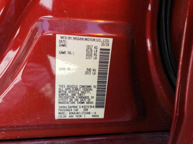 Photo 11 VIN: 1N4AL3AP6HC140594 - NISSAN ALTIMA S 