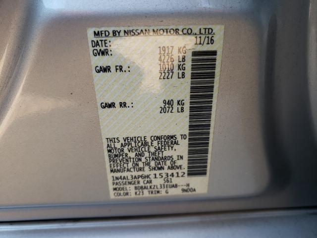 Photo 9 VIN: 1N4AL3AP6HC153412 - NISSAN ALTIMA 