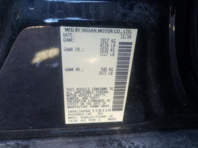 Photo 9 VIN: 1N4AL3AP6HC158318 - NISSAN ALTIMA BAS 