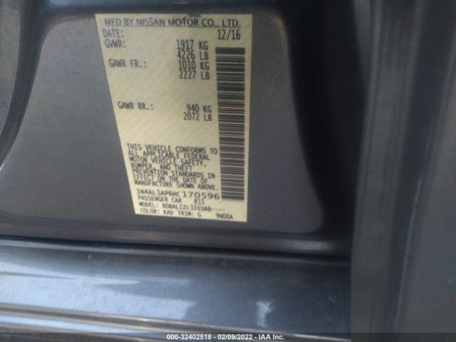 Photo 8 VIN: 1N4AL3AP6HC170596 - NISSAN ALTIMA 