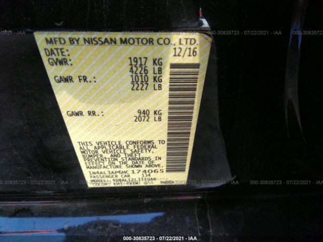 Photo 8 VIN: 1N4AL3AP6HC174065 - NISSAN ALTIMA 