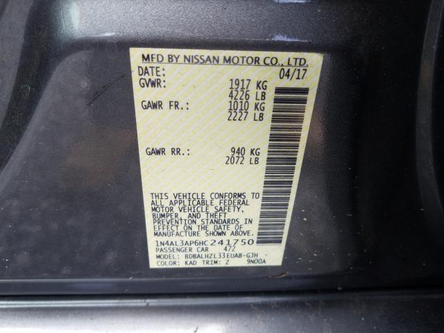 Photo 9 VIN: 1N4AL3AP6HC241750 - NISSAN ALTIMA 2.5 