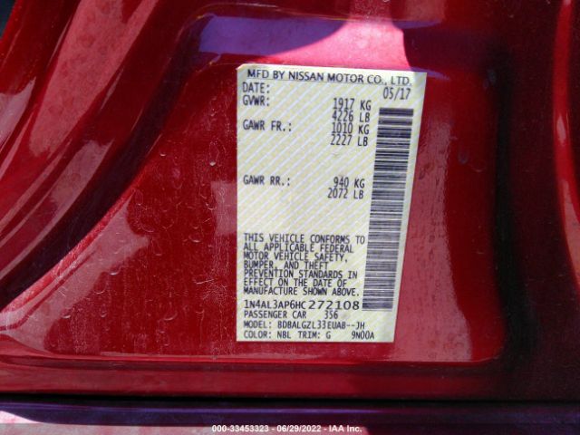 Photo 8 VIN: 1N4AL3AP6HC272108 - NISSAN ALTIMA 