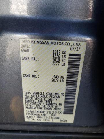 Photo 11 VIN: 1N4AL3AP6HC292259 - NISSAN ALTIMA 2.5 