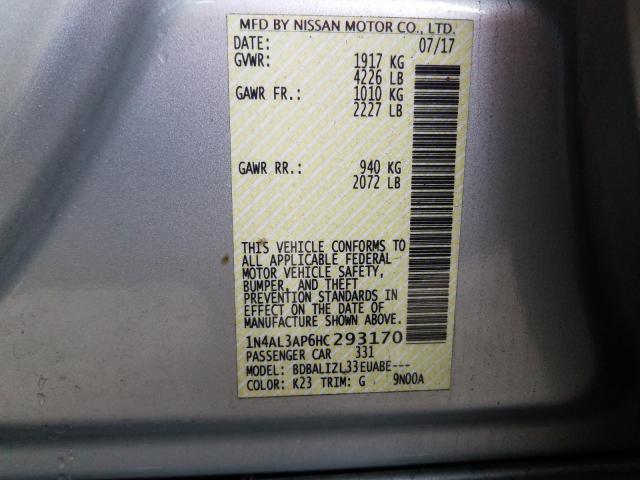 Photo 9 VIN: 1N4AL3AP6HC293170 - NISSAN ALTIMA 2.5 