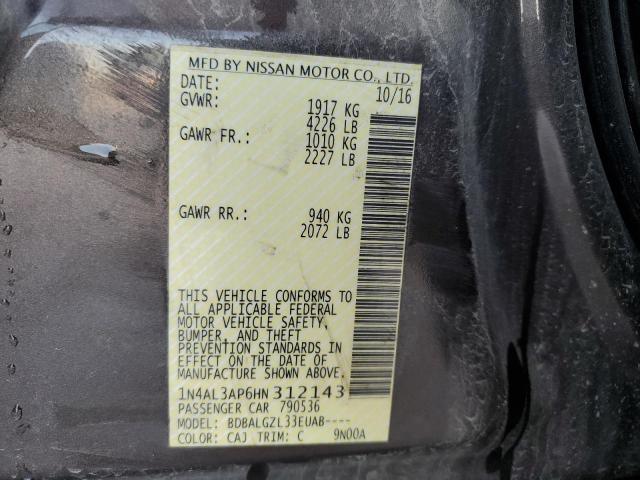 Photo 11 VIN: 1N4AL3AP6HN312143 - NISSAN ALTIMA 