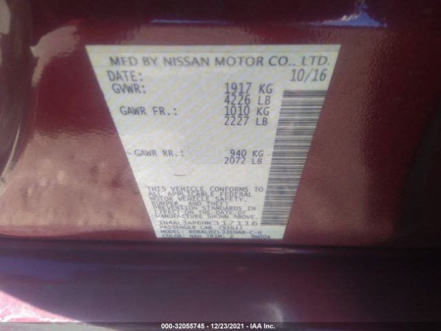 Photo 8 VIN: 1N4AL3AP6HN317116 - NISSAN ALTIMA 