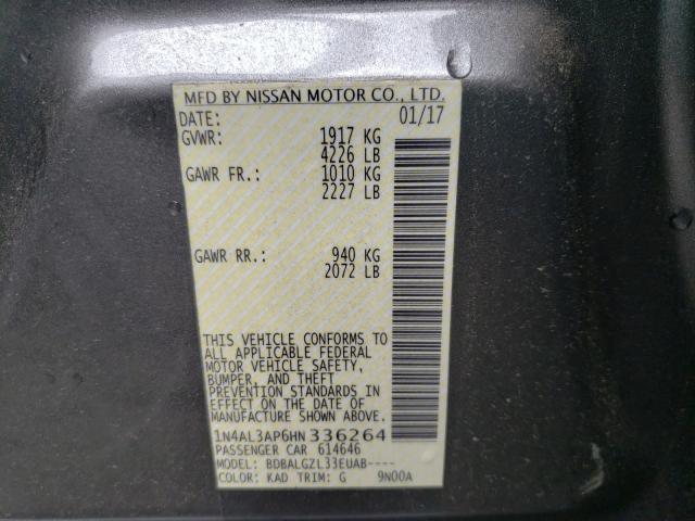 Photo 9 VIN: 1N4AL3AP6HN336264 - NISSAN ALTIMA 2.5 