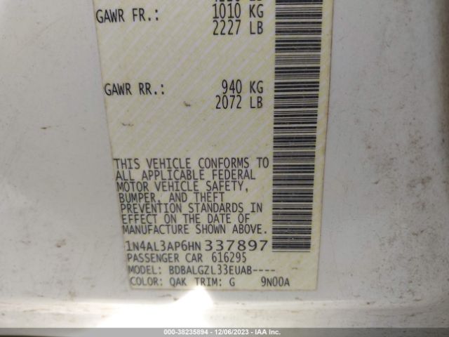 Photo 8 VIN: 1N4AL3AP6HN337897 - NISSAN ALTIMA 