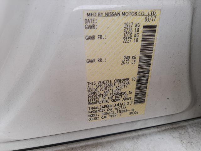 Photo 9 VIN: 1N4AL3AP6HN349127 - NISSAN ALTIMA 2.5 