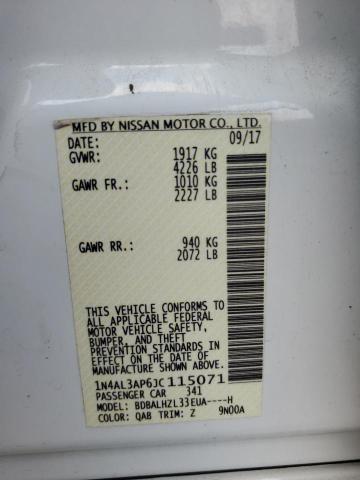 Photo 11 VIN: 1N4AL3AP6JC115071 - NISSAN ALTIMA 