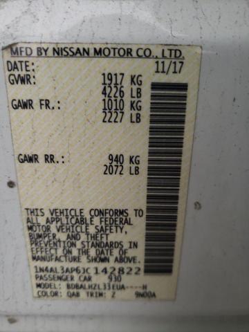 Photo 11 VIN: 1N4AL3AP6JC142822 - NISSAN ALTIMA 