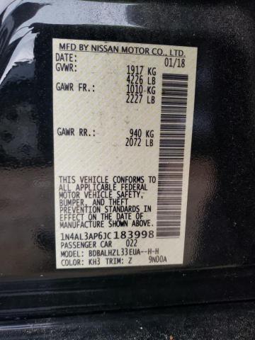 Photo 9 VIN: 1N4AL3AP6JC183998 - NISSAN ALTIMA 2.5 