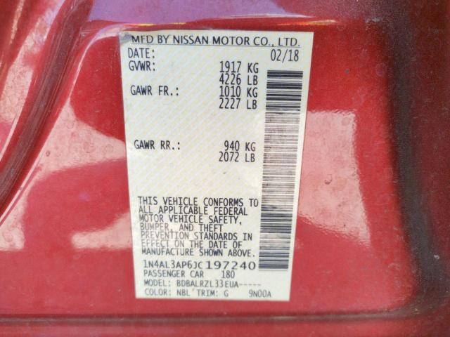 Photo 11 VIN: 1N4AL3AP6JC197240 - NISSAN ALTIMA 2.5 