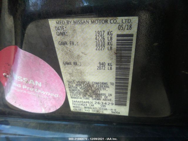 Photo 8 VIN: 1N4AL3AP6JC263429 - NISSAN ALTIMA 