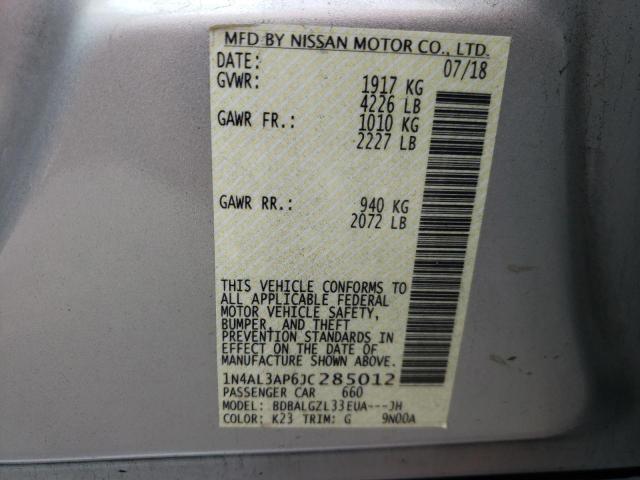 Photo 9 VIN: 1N4AL3AP6JC285012 - NISSAN ALTIMA 2.5 