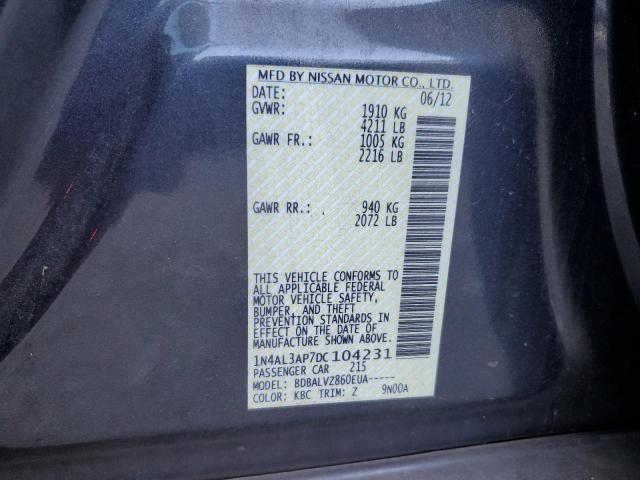 Photo 12 VIN: 1N4AL3AP7DC104231 - NISSAN ALTIMA 2.5 