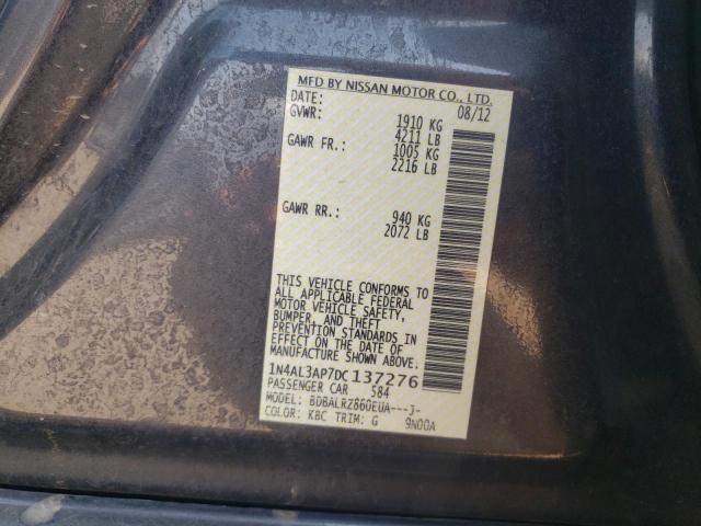 Photo 12 VIN: 1N4AL3AP7DC137276 - NISSAN ALTIMA 2.5 