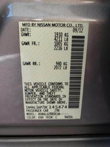 Photo 11 VIN: 1N4AL3AP7DC145474 - NISSAN ALTIMA 