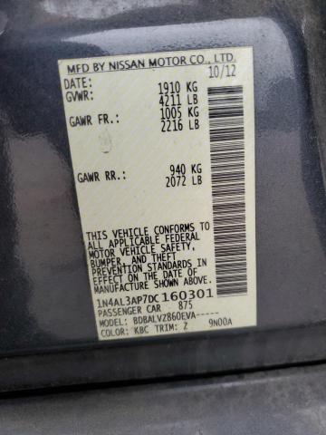 Photo 11 VIN: 1N4AL3AP7DC160301 - NISSAN ALTIMA 