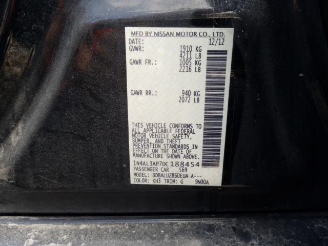 Photo 9 VIN: 1N4AL3AP7DC188454 - NISSAN ALTIMA 2.5 