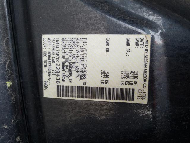 Photo 9 VIN: 1N4AL3AP7DC229438 - NISSAN ALTIMA 2.5 