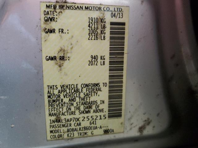 Photo 11 VIN: 1N4AL3AP7DC255215 - NISSAN ALTIMA 2.5 