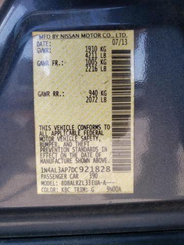 Photo 11 VIN: 1N4AL3AP7DC921828 - NISSAN ALTIMA 