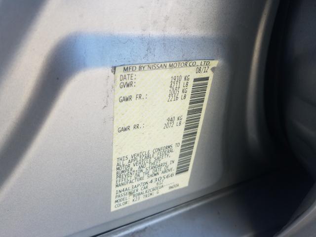 Photo 9 VIN: 1N4AL3AP7DN430566 - NISSAN ALTIMA 2.5 