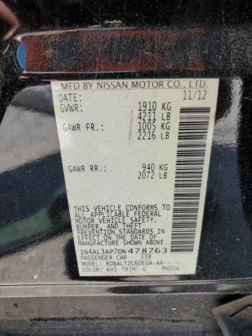 Photo 11 VIN: 1N4AL3AP7DN478763 - NISSAN ALTIMA 