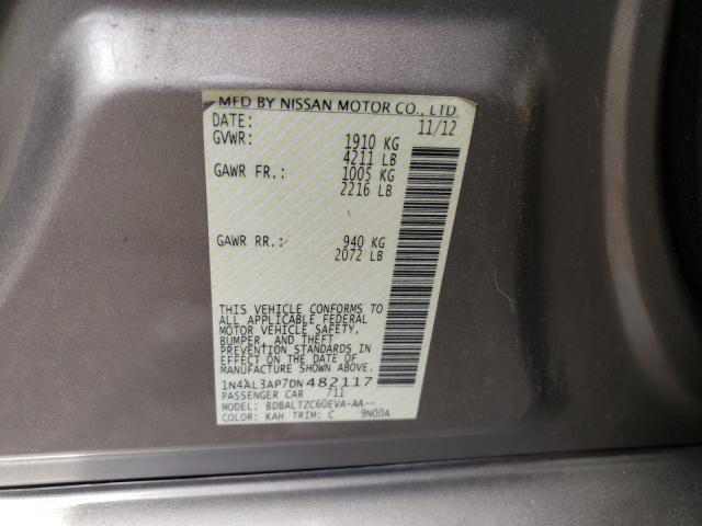 Photo 9 VIN: 1N4AL3AP7DN482117 - NISSAN ALTIMA 2.5 