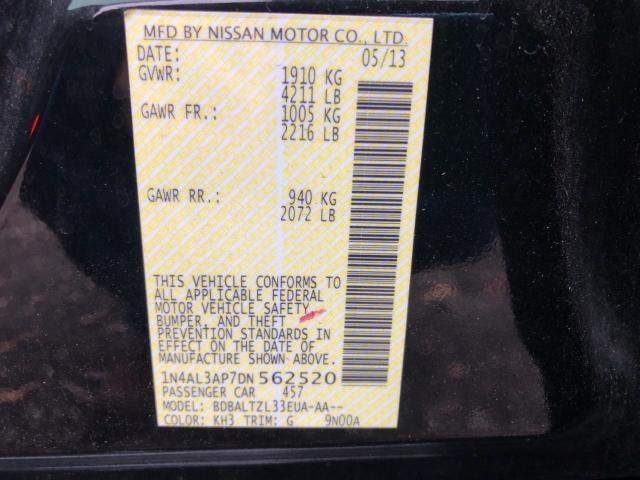 Photo 8 VIN: 1N4AL3AP7DN562520 - NISSAN ALTIMA 2.5 