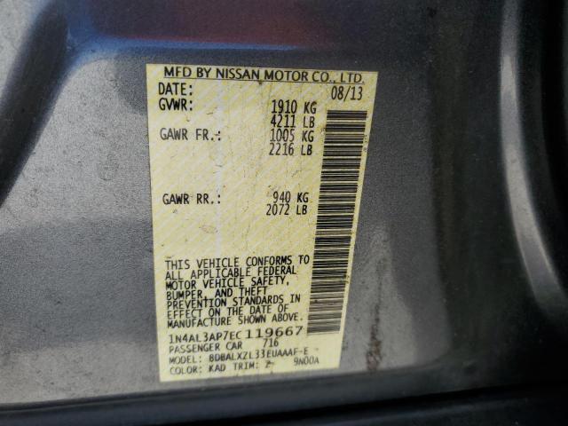 Photo 12 VIN: 1N4AL3AP7EC119667 - NISSAN ALTIMA 2.5 