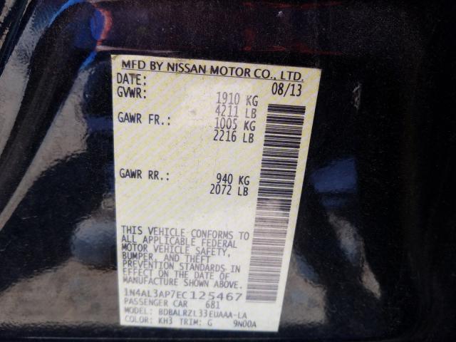 Photo 9 VIN: 1N4AL3AP7EC125467 - NISSAN ALTIMA 2.5 