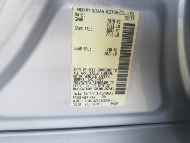 Photo 9 VIN: 1N4AL3AP7EC142995 - NISSAN ALTIMA 2.5 