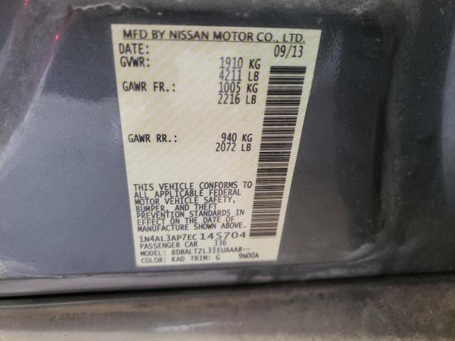 Photo 9 VIN: 1N4AL3AP7EC145704 - NISSAN ALTIMA 2.5 