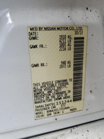 Photo 12 VIN: 1N4AL3AP7EC151244 - NISSAN ALTIMA 2.5 