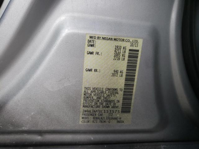 Photo 12 VIN: 1N4AL3AP7EC153575 - NISSAN ALTIMA 