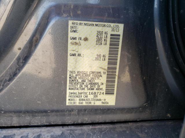 Photo 9 VIN: 1N4AL3AP7EC168724 - NISSAN ALTIMA 2.5 