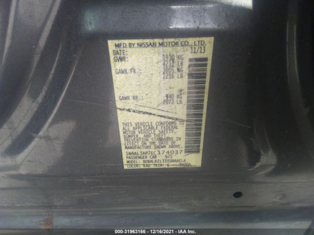 Photo 8 VIN: 1N4AL3AP7EC174037 - NISSAN ALTIMA 