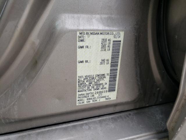 Photo 9 VIN: 1N4AL3AP7EC268659 - NISSAN ALTIMA 2.5 