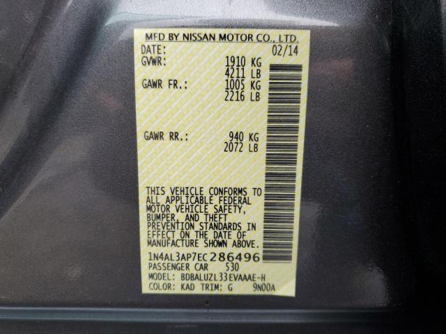 Photo 11 VIN: 1N4AL3AP7EC286496 - NISSAN ALTIMA 2.5 