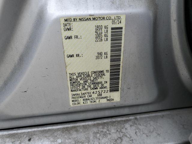 Photo 11 VIN: 1N4AL3AP7EC425722 - NISSAN ALTIMA 