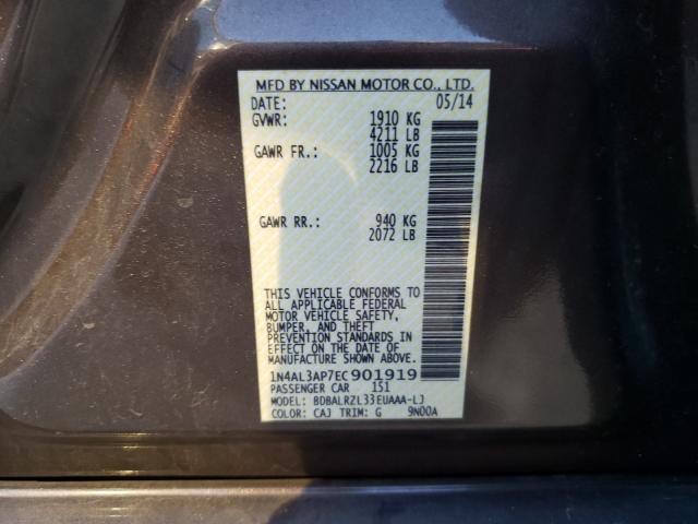 Photo 9 VIN: 1N4AL3AP7EC901919 - NISSAN ALTIMA 