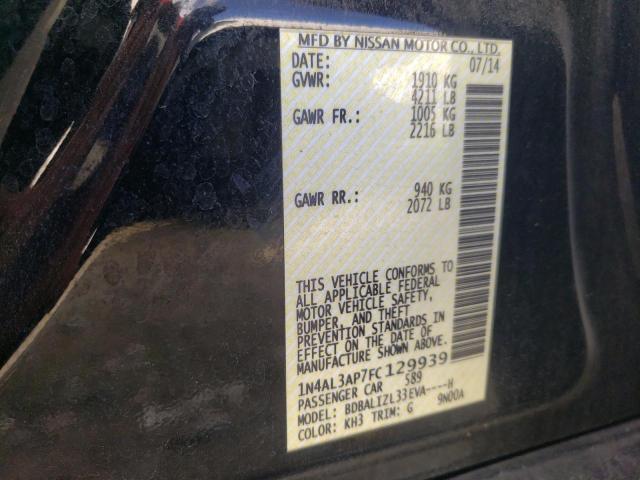 Photo 12 VIN: 1N4AL3AP7FC129939 - NISSAN ALTIMA 