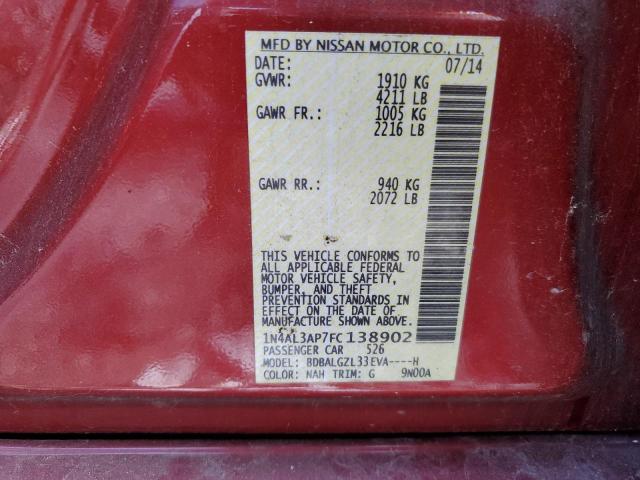 Photo 11 VIN: 1N4AL3AP7FC138902 - NISSAN ALTIMA 