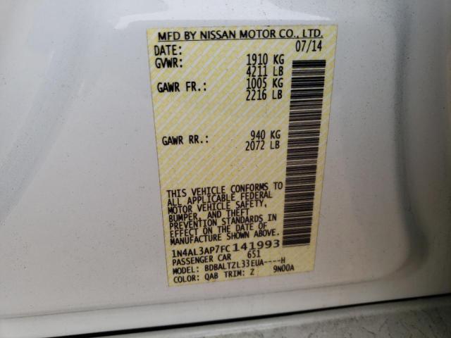 Photo 11 VIN: 1N4AL3AP7FC141993 - NISSAN ALTIMA 