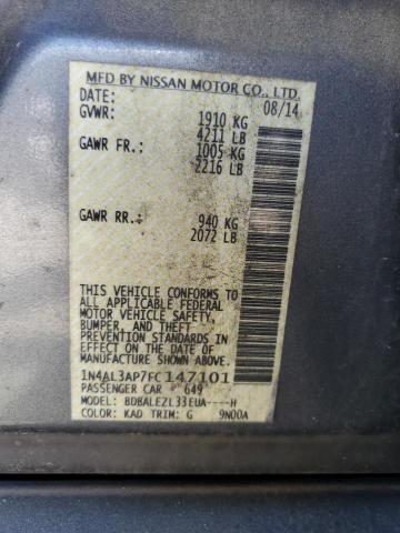 Photo 11 VIN: 1N4AL3AP7FC147101 - NISSAN ALTIMA 