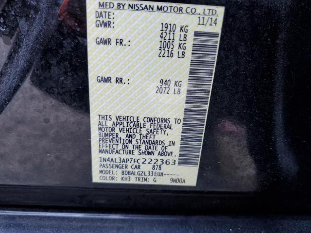 Photo 11 VIN: 1N4AL3AP7FC222363 - NISSAN ALTIMA 2.5 